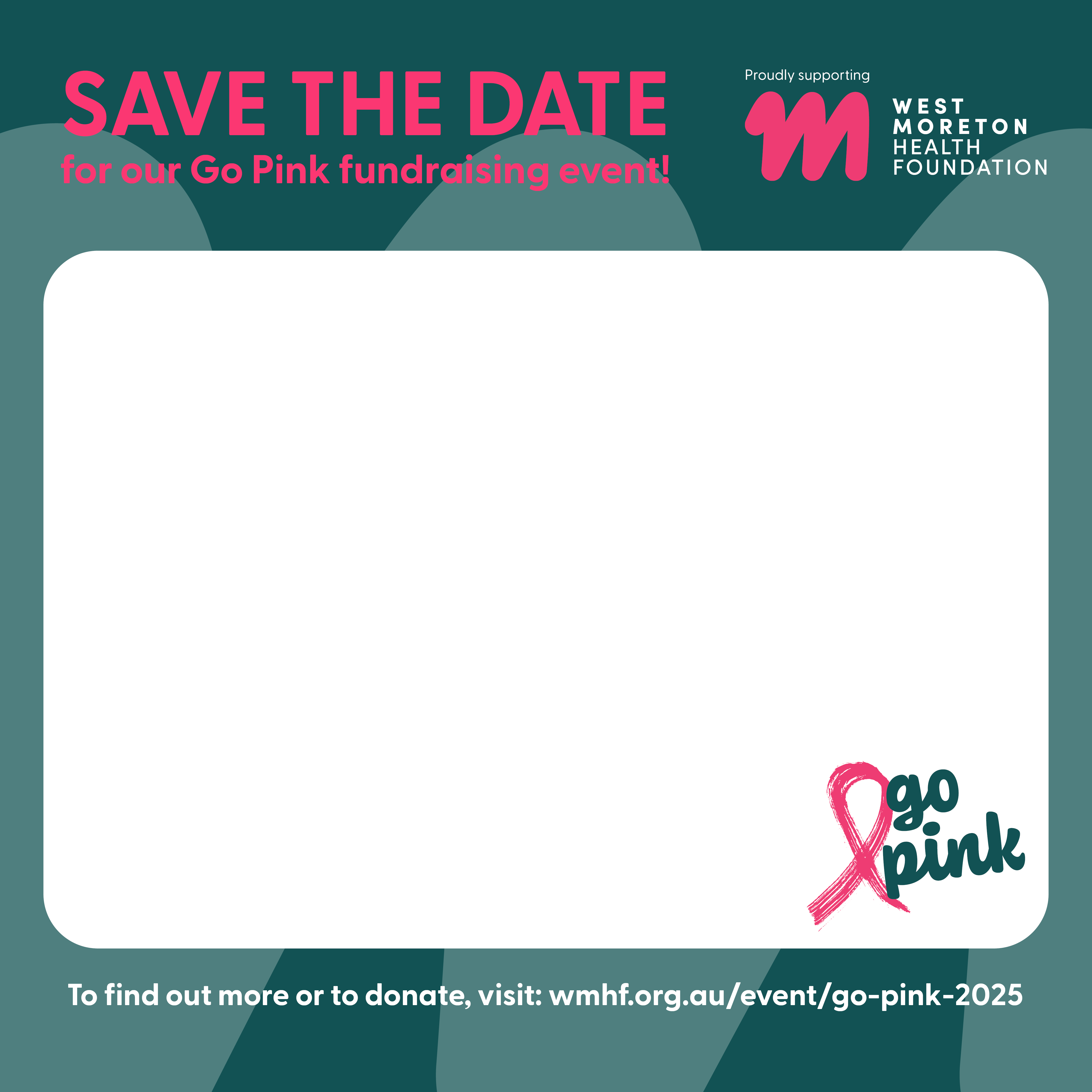 Save The Date Social Tile Green