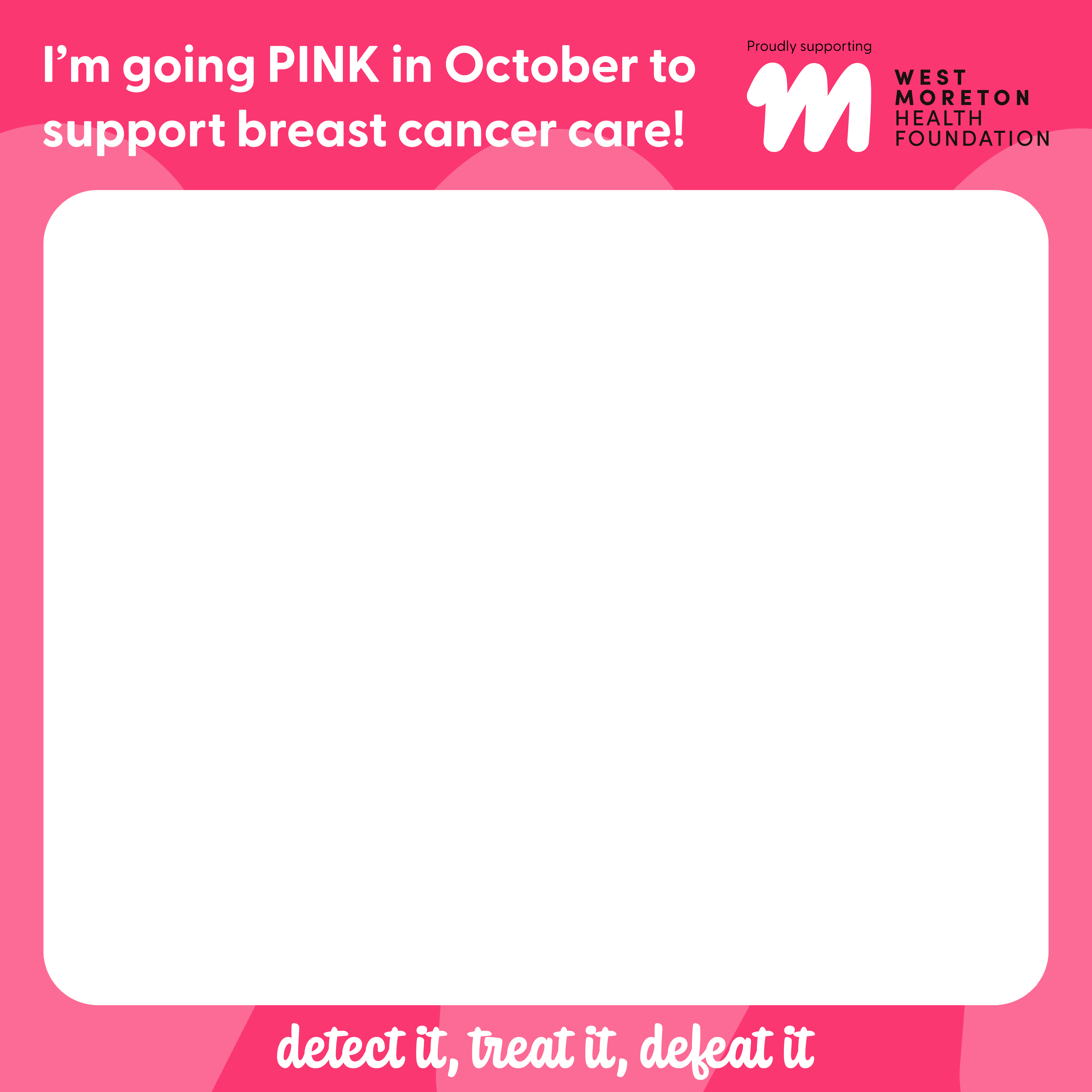 Going Pink Social Frame Pink