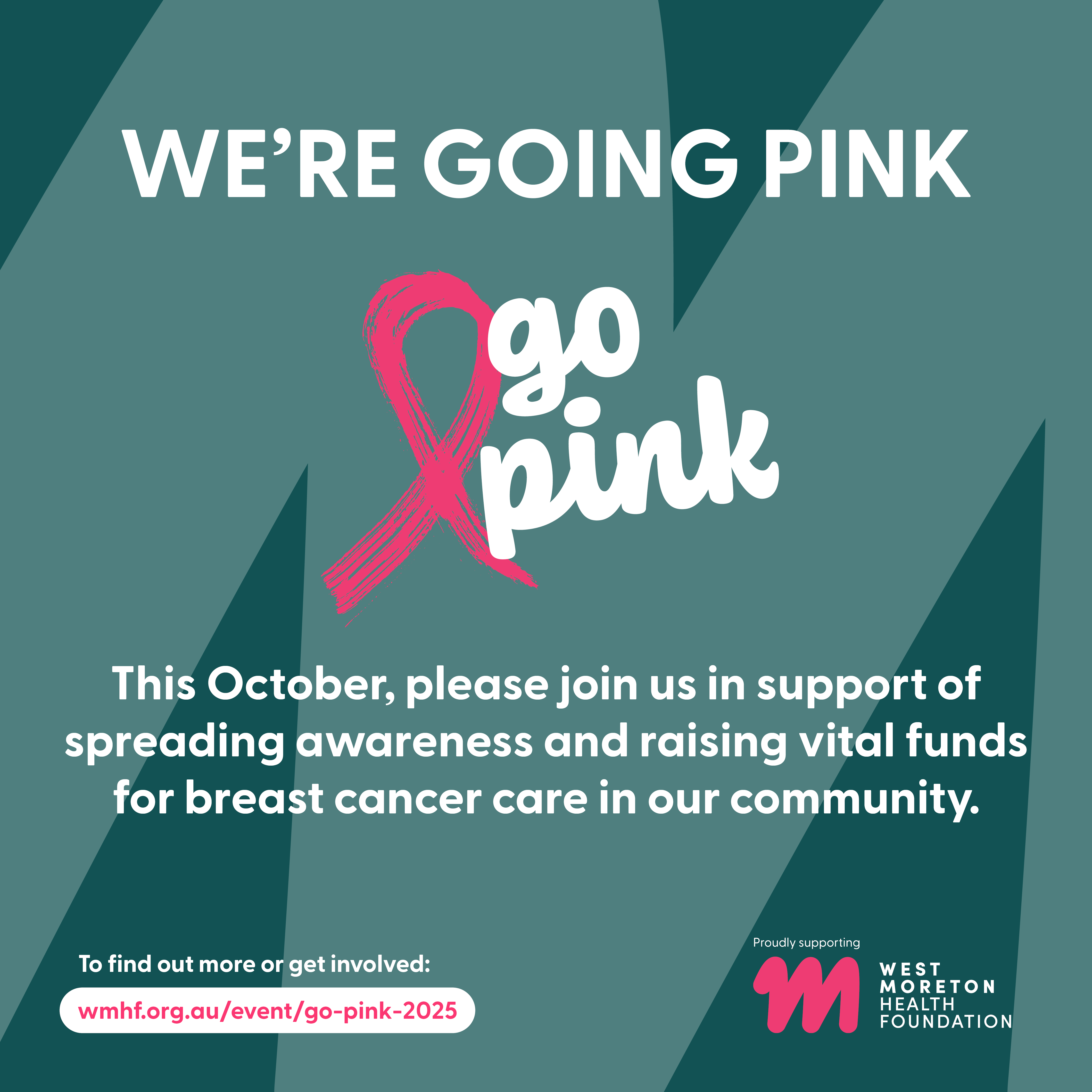 Going Pink Social Tile Green