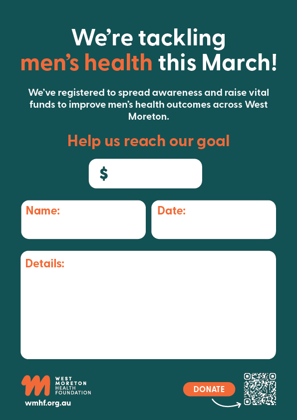 Tackling Men's Health Poster