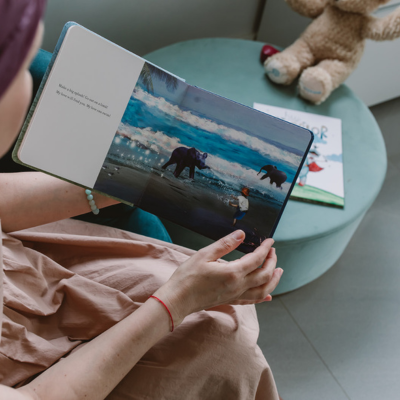 Children’s books provided by Mummy’s Wish — a donation can give a young child a special book to help them understand their mum’s cancer diagnosis.