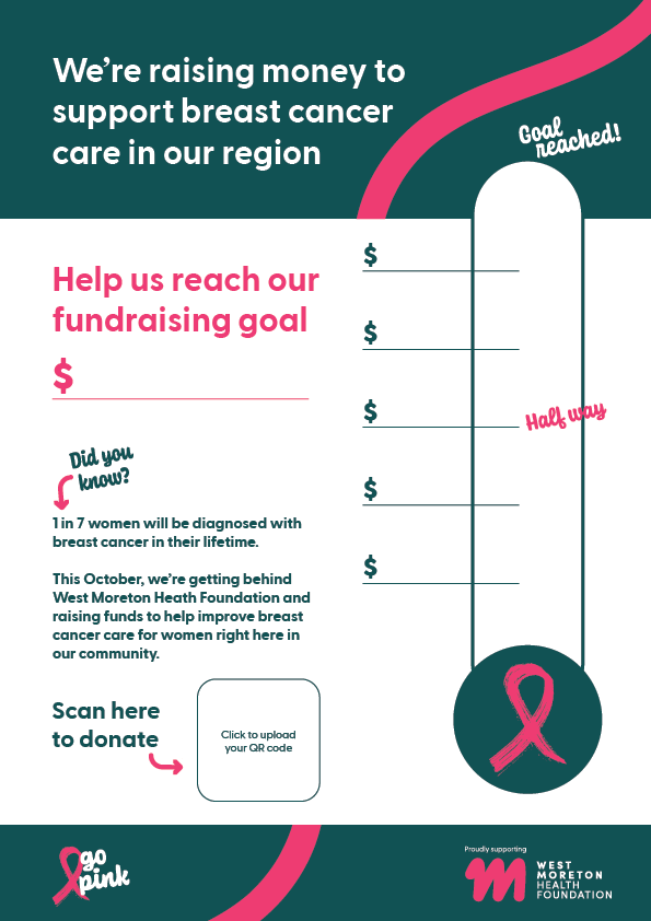 Fundraising Tally Poster - QR Code